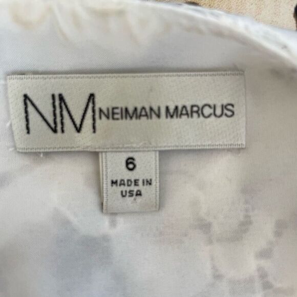 Neiman Marcus White Lace Short Sleeve Full Zip Top Cardigan 6 - Picture 8 of 10